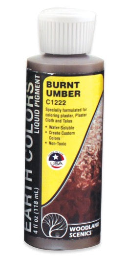 Woodland Scenics Earth Color, Burnt Umber/4oz - WOOC1222