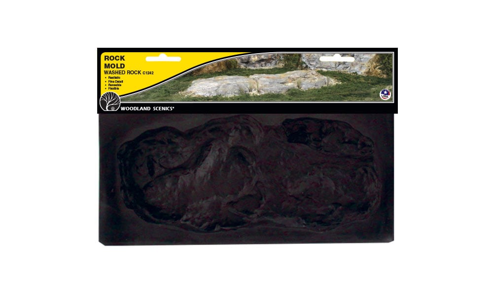 Woodland Scenics Rock Mold, Washed Rock - WOOC1242