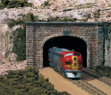 Woodland Scenics HO Double Tunnel Portal, Cut Stone - WOOC1257