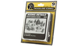 Woodland Scenics HO Crates/Barrels/Sacks - WOOD203