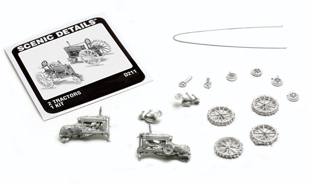 Woodland Scenics HO 2 Tractors, 1929-38 - WOOD211