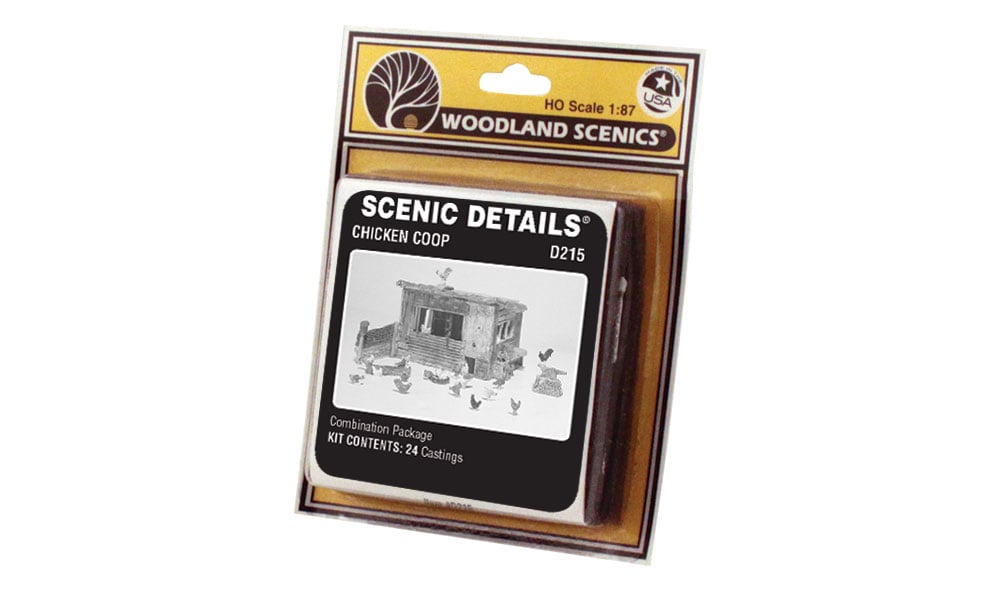 Woodland Scenics HO Chicken Coop - WOOD215