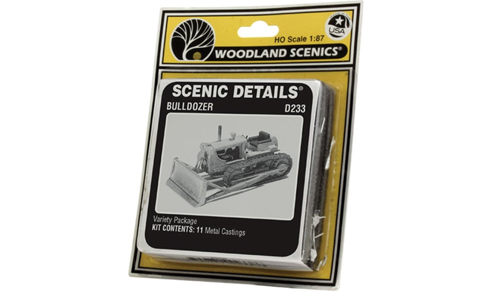 Woodland Scenics HO Bulldozer - WOOD233