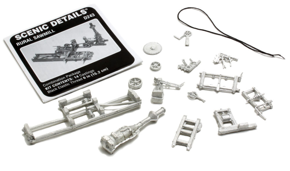 Woodland Scenics HO Rural Sawmill - WOOD243