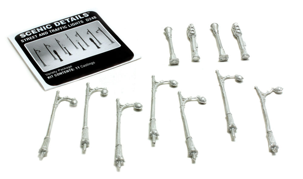 Woodland Scenics HO Street/Traffic Lights - WOOD248