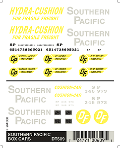 Woodland Scenics HO Boxcar Decal, SP - WOODT609