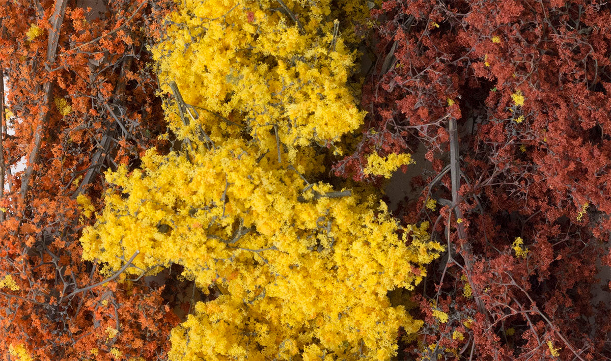 Woodland Scenics Fine Leaf Foliage(TM) - 75 Cu. In. 1.2 Cu. m. -- Fall Mix - WOOF1135