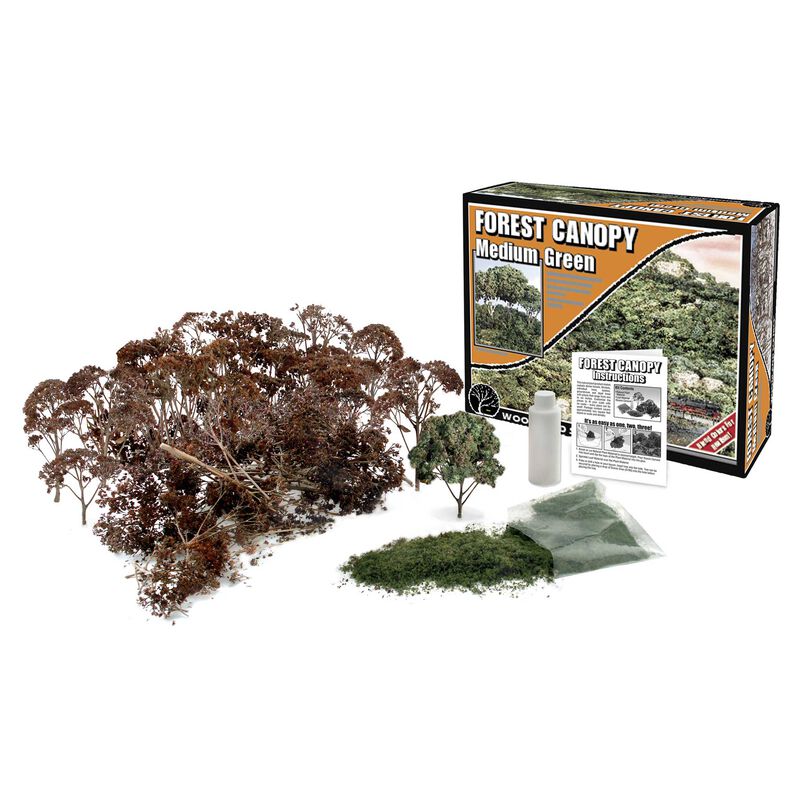 Woodland Scenics Forest Canopy, Medium Green - WOOF1661