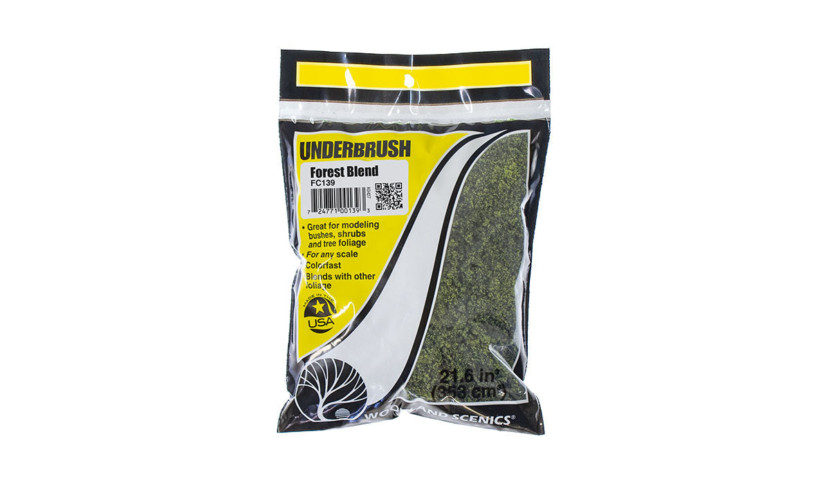 Woodland Scenics Underbrush Bag, Forest Blend/18 cu. in. - WOOFC139