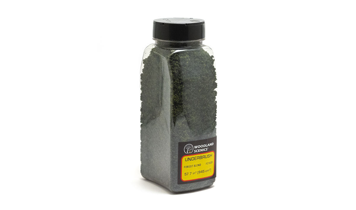 Woodland Scenics Underbrush Shaker, Forest Blend/50 cu. in. - WOOFC1639