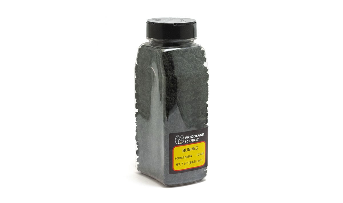 Woodland Scenics Bushes Shaker, Forest Green/50c - WOOFC1648