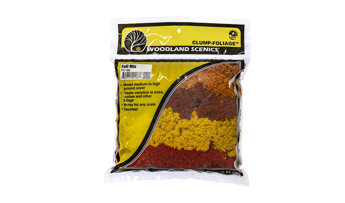 Woodland Scenics Clump-Foliage Bag, Fall Mix/165 cu. in. - WOOFC186