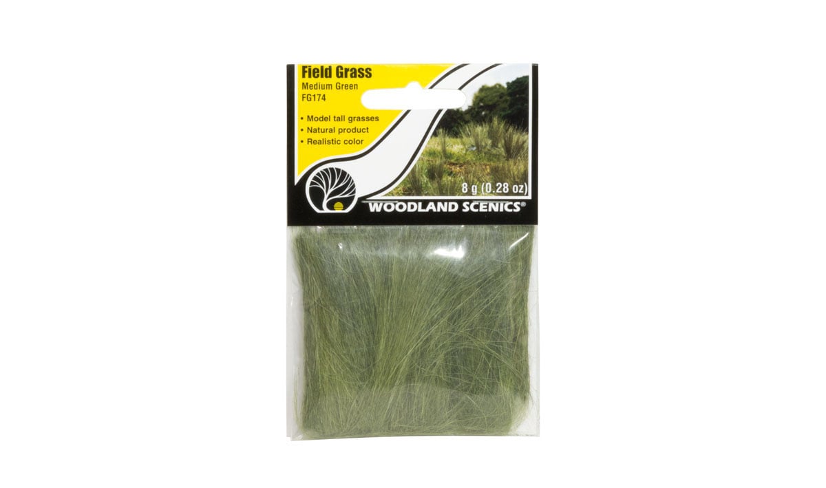 Woodland Scenics Field Grass, Medium Green/8g - WOOFG174