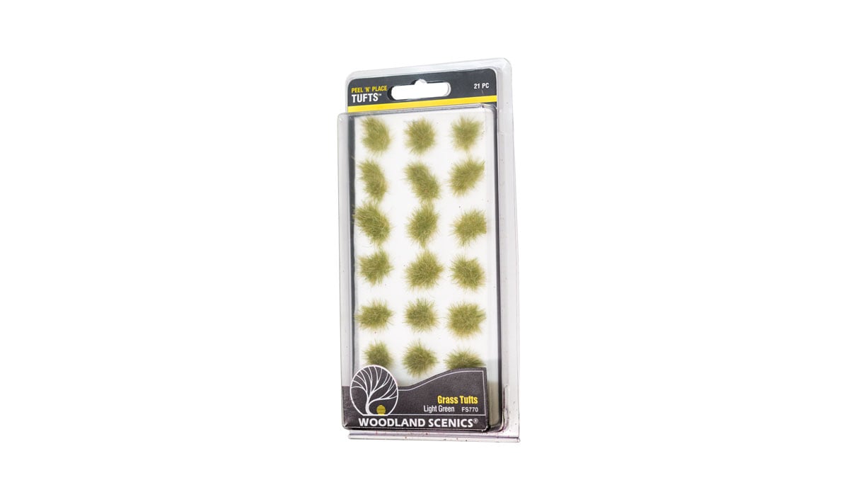 Woodland Scenics Light Green Grass Tufts - WOOFS770