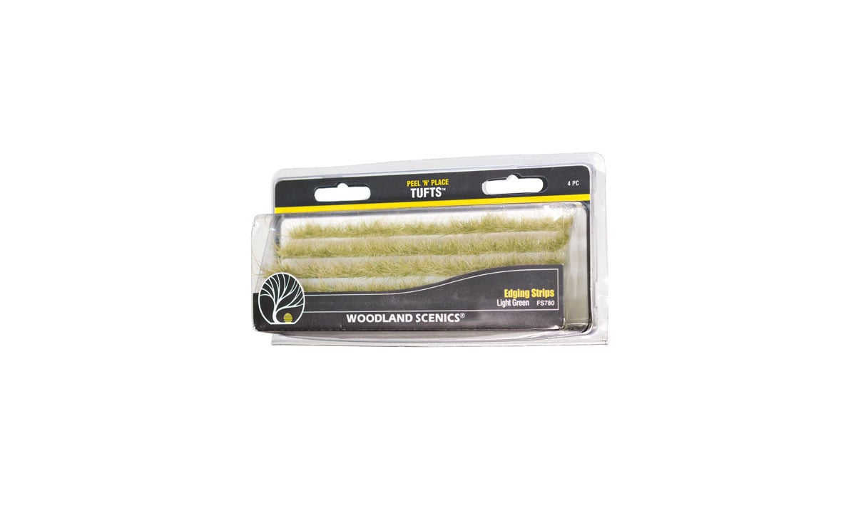 Woodland Scenics Light Green Edging Strips - WOOFS780