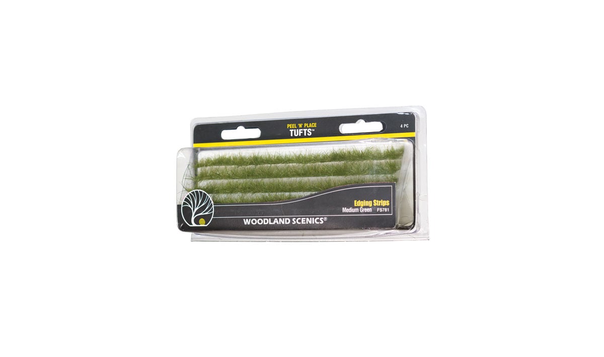 Woodland Scenics Dark Green Edging Strips - WOOFS781
