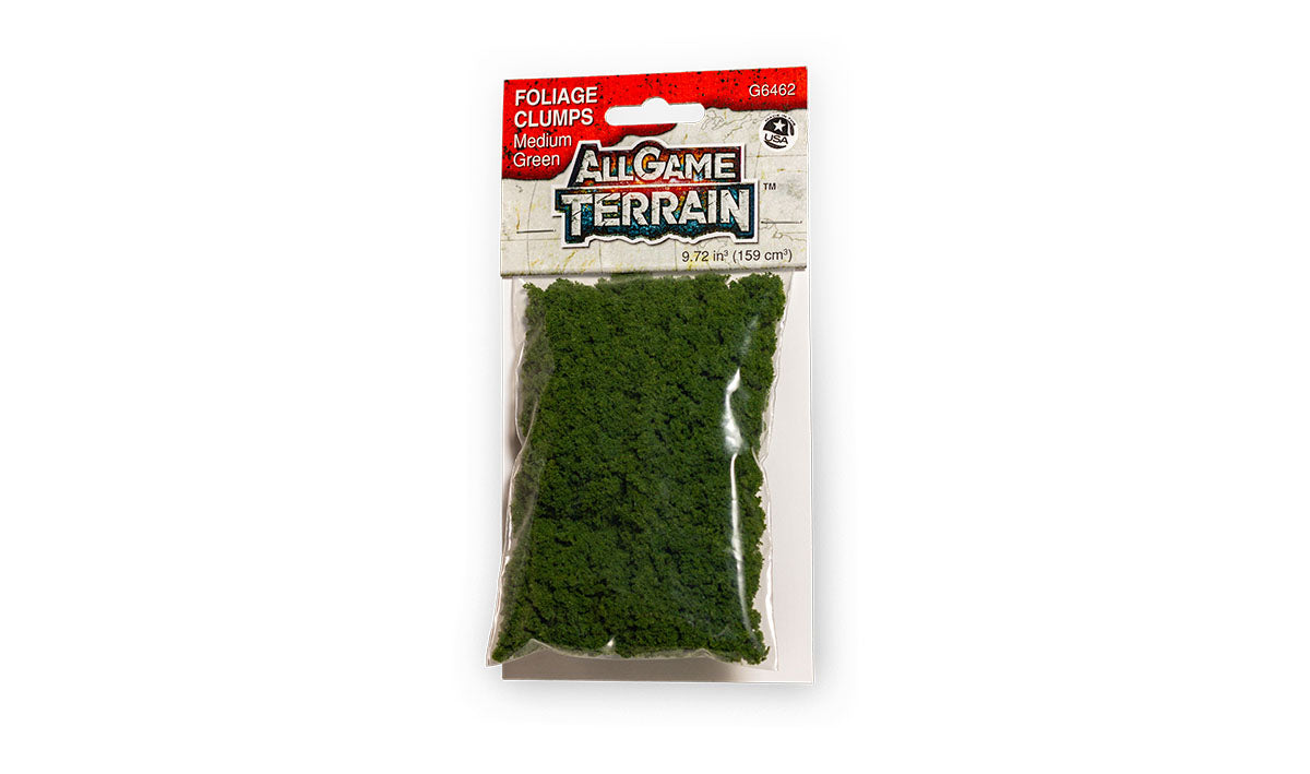 Woodland Scenics Medium Green Foliage Clumps - WOOG6462