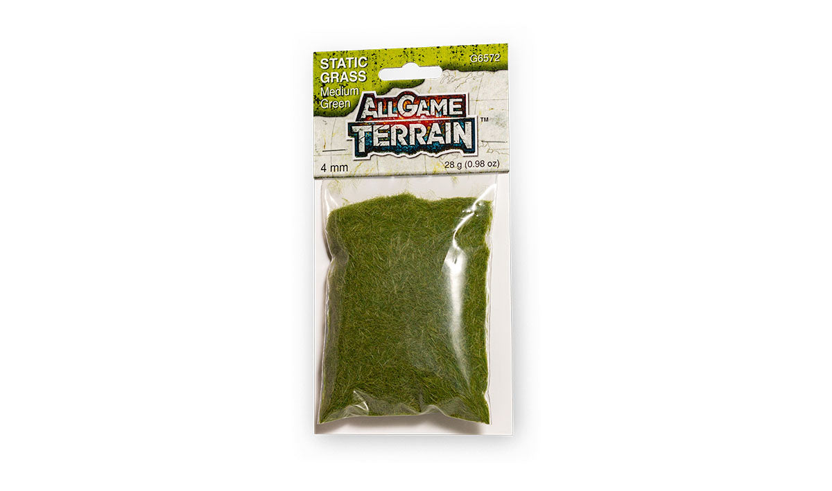 Woodland Scenics 4 mm Medium Green Static Grass - WOOG6572