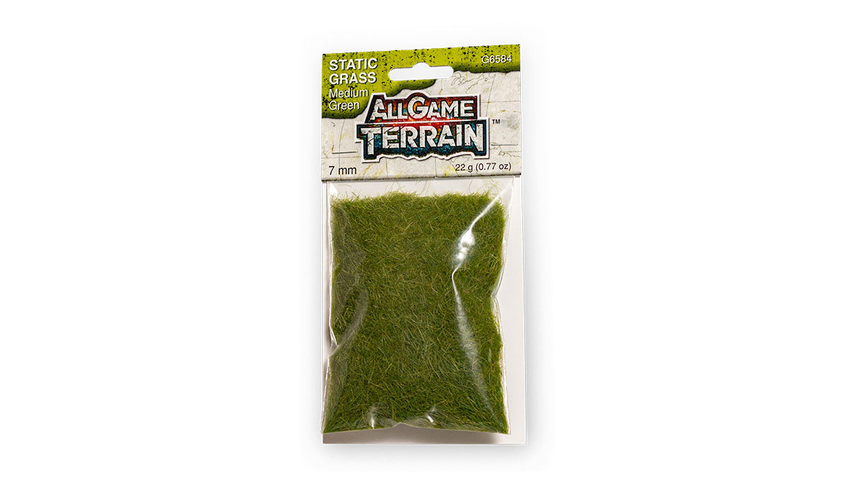 Woodland Scenics 7 mm Medium Green Static Grass - WOOG6584