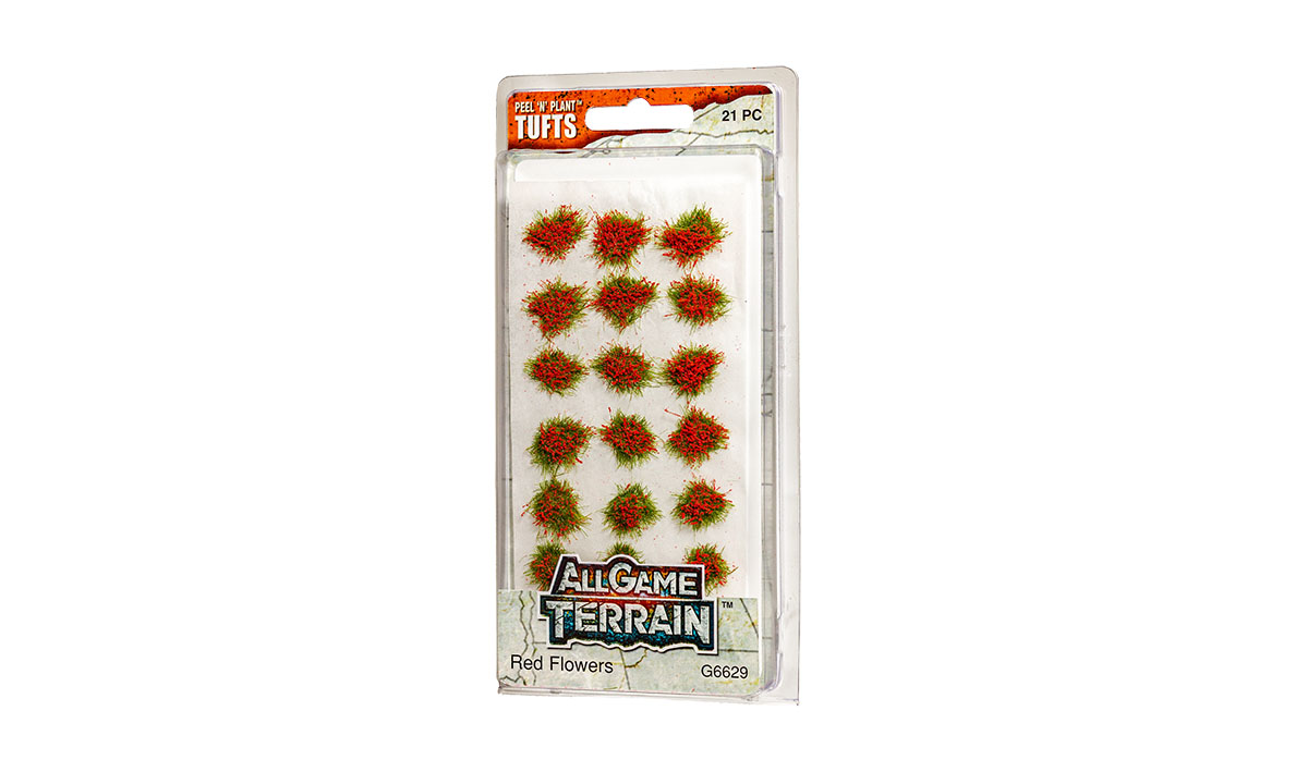 Woodland Scenics Red Flower Tufts - WOOG6629