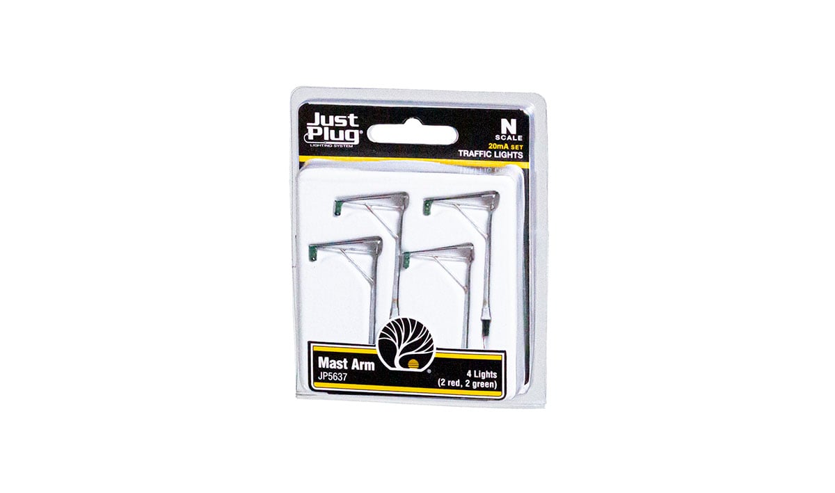 Woodland Scenics N Mast Arm Traffic Lights - WOOJP5637