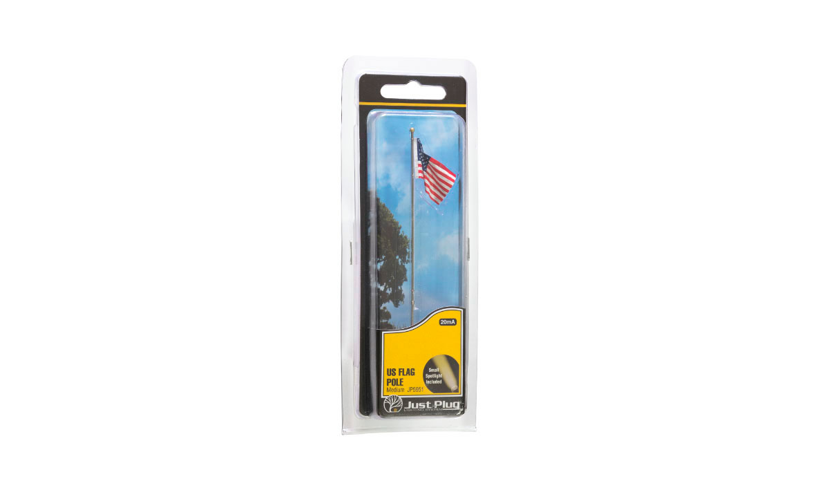 Woodland Scenics Medium US Flag Pole - WOOJP5951
