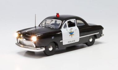 Woodland Scenics O Just Plug Police Car - WOOJP5973