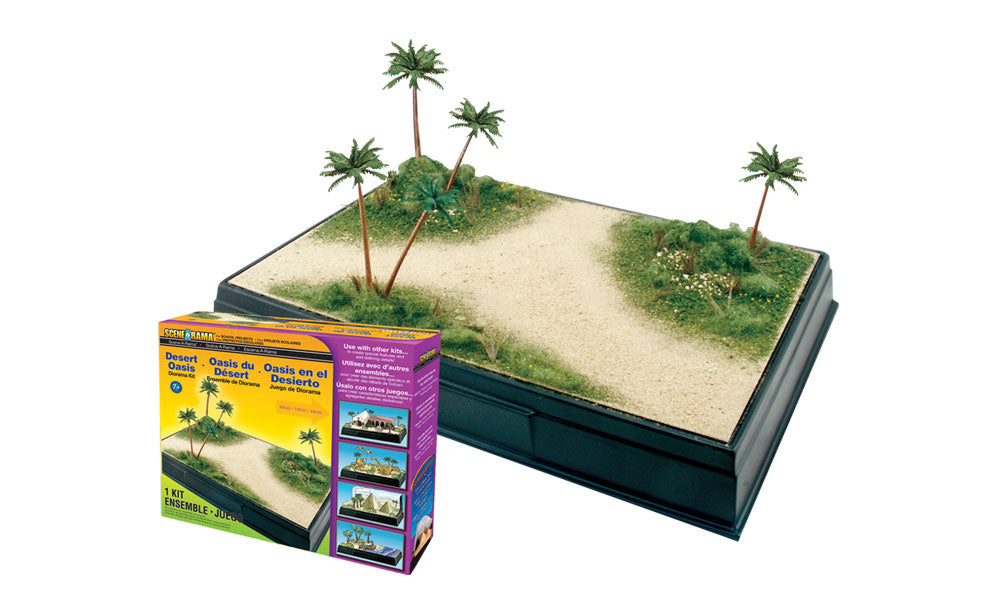 Woodland Scenics Scene-A-Rama Desert Oasis Diorama Kit - WOOSP4112