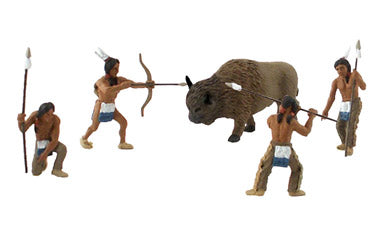 Woodland Scenics Scene-A-Rama Scene Setters Native American Hunters - WOOSP4444