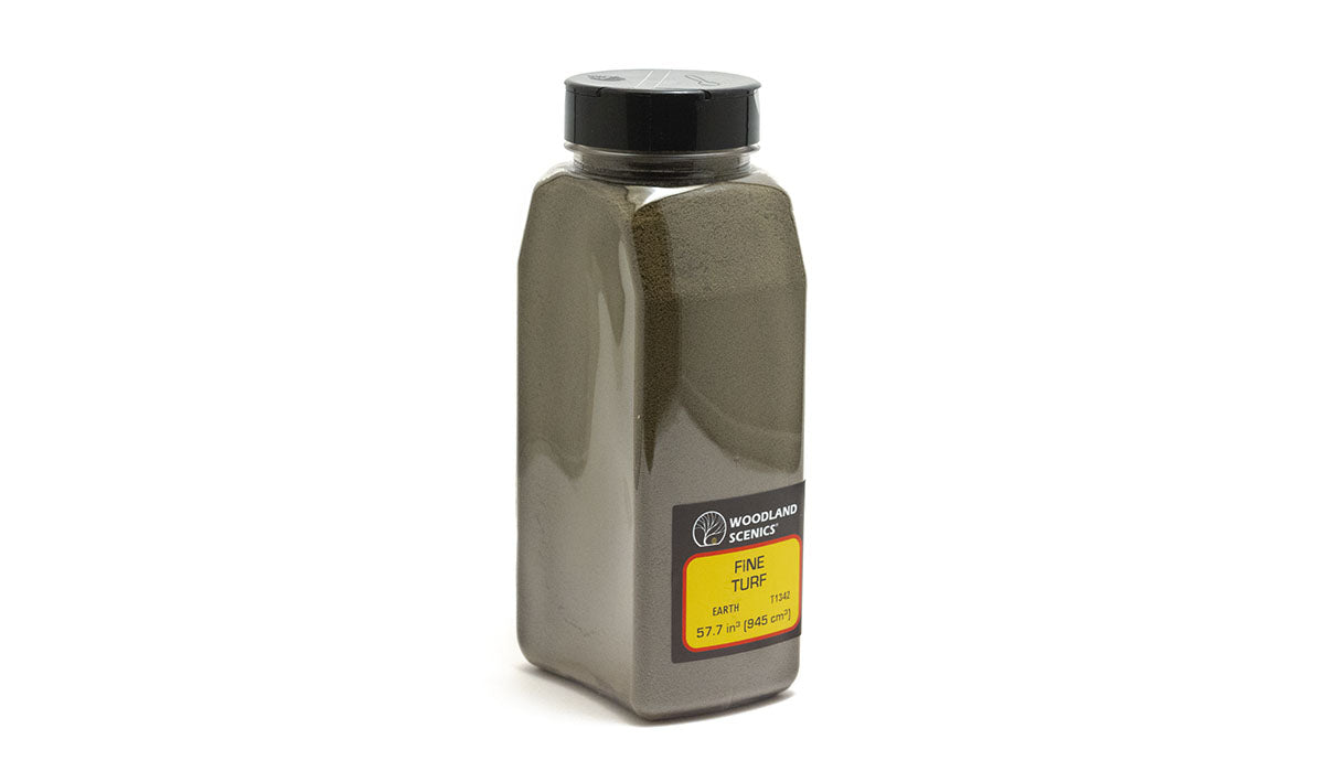 Woodland Scenics Fine Turf Shaker, Earth/50 cu. in. - WOOT1342