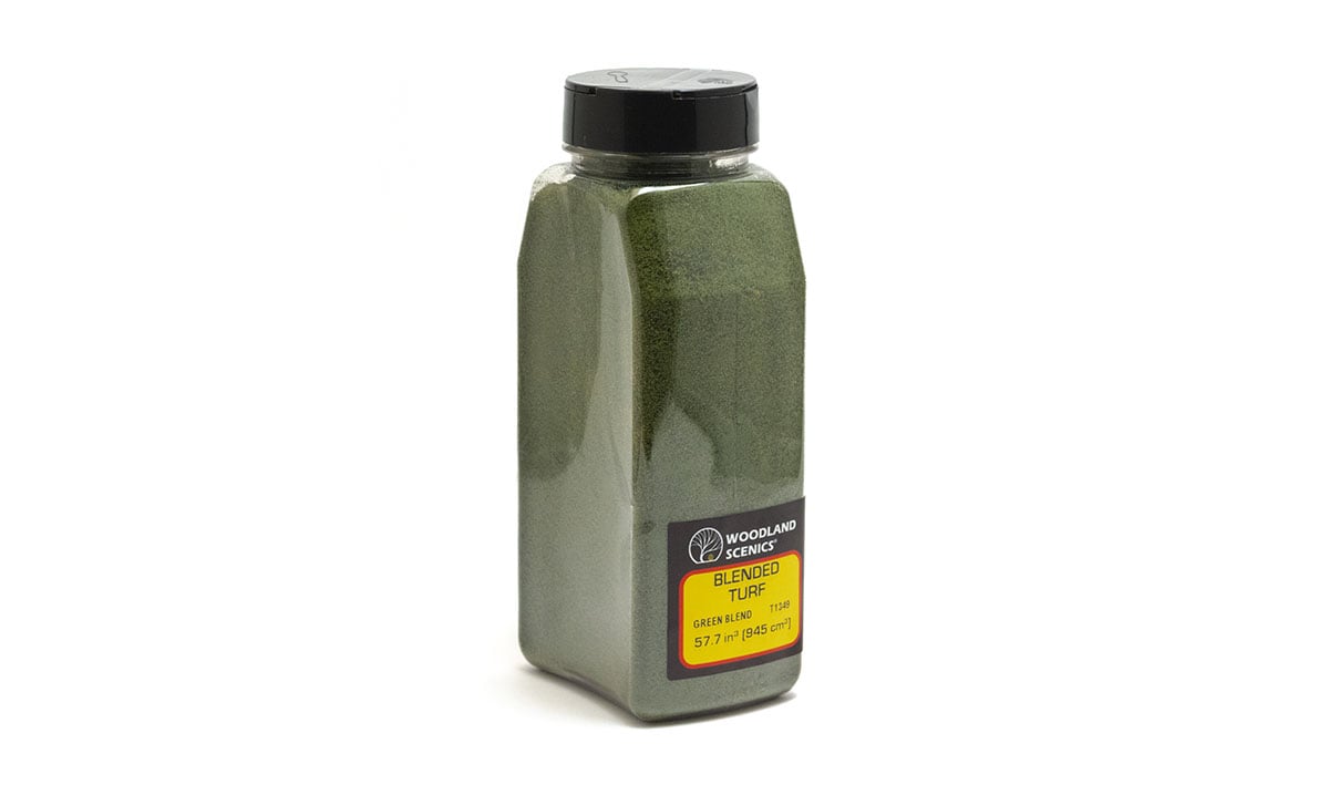 Woodland Scenics Blended Turf Shaker, Green/50 cu. in. - WOOT1349