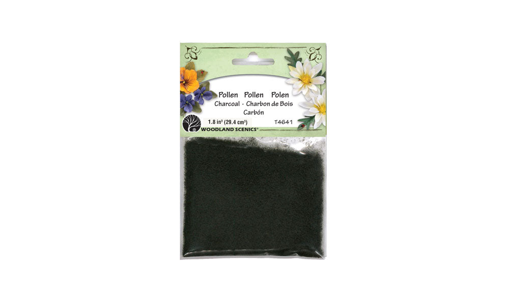 Woodland Scenics Pollen, Charcoal/1.8 cu. in. - WOOT4641