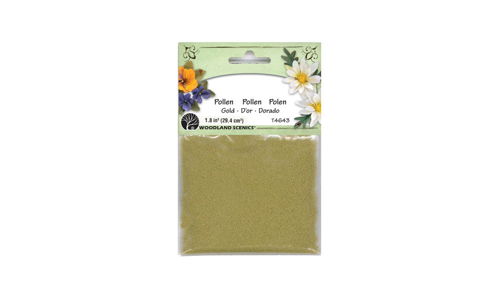 Woodland Scenics Pollen, Gold/1.8 cu. in. - WOOT4643