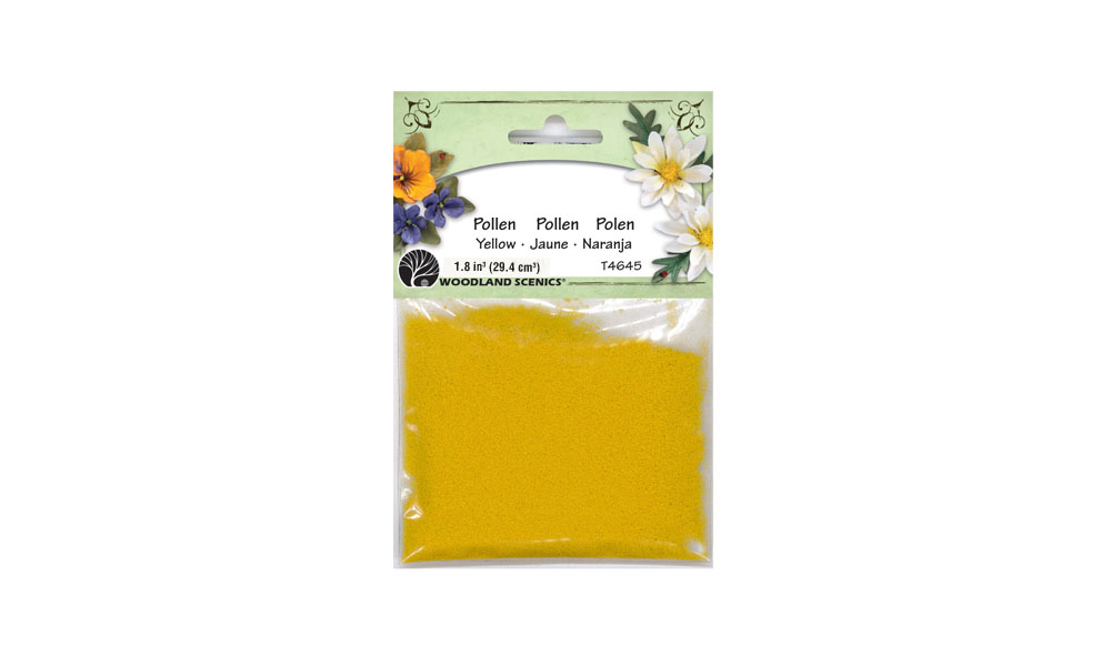 Woodland Scenics Pollen, Yellow/1.8 cu. in. - WOOT4645