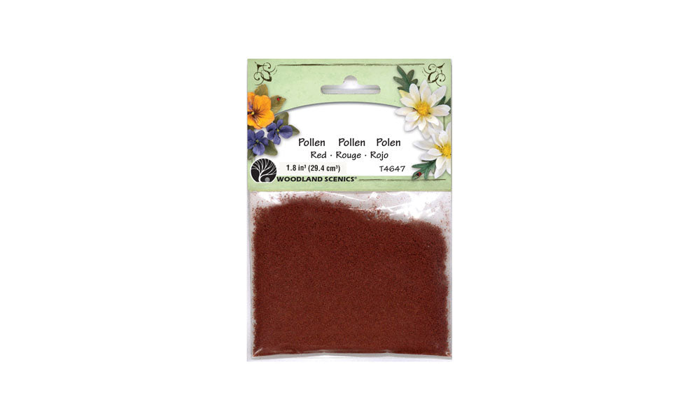 Woodland Scenics Pollen, Red/1.8 cu. in. - WOOT4647
