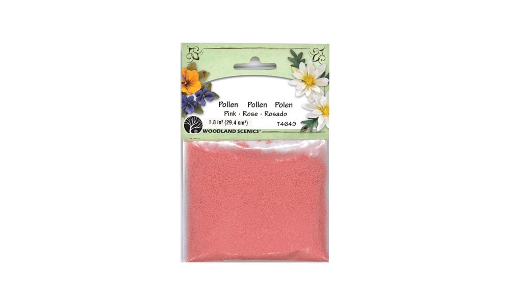 Woodland Scenics Pollen, Pink/1.8 cu. in. - WOOT4649