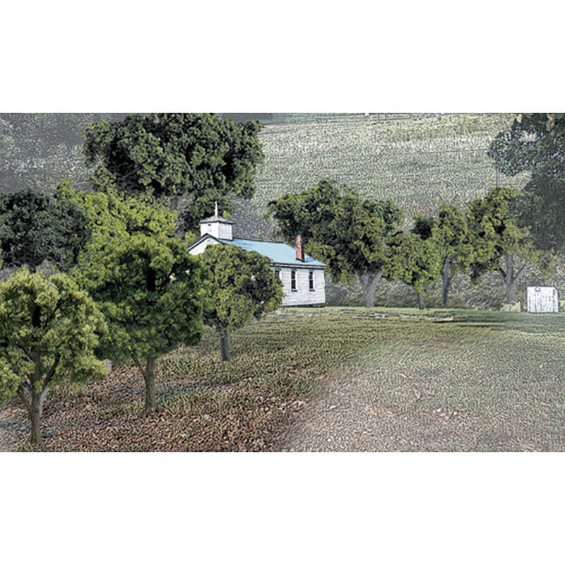 Woodland Scenics Value Trees, Green Mix .75-2" (38) - WOOTR1570
