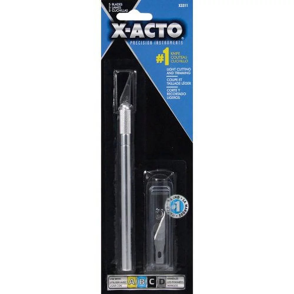Xacto No.1 Precision Knife w/5 No.11 Blades - XAC3311