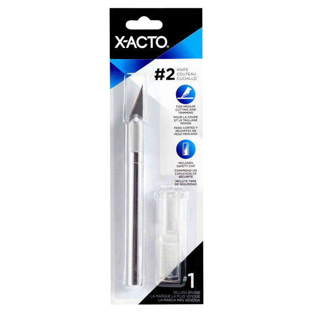 No.2 Mediumweight Precision Knife w/Safety Cap (cd) X-Acto