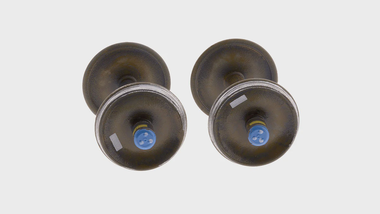 Class One Model Works HO 36" WHEELSETS WITH BLUE BRENCO BEARINGS 30CT
