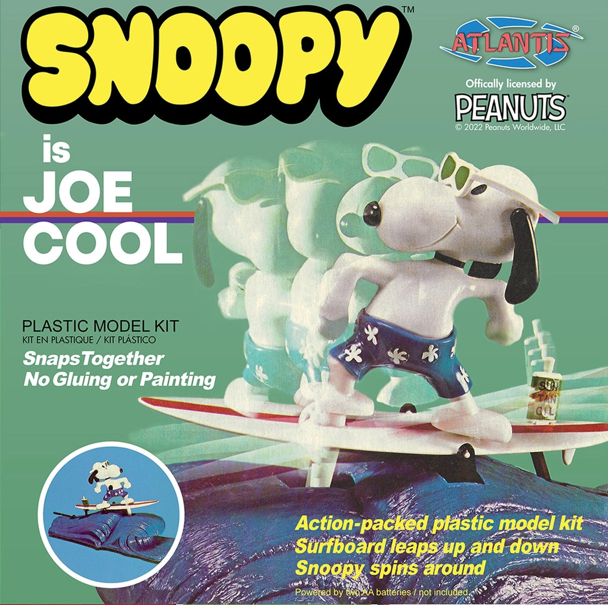 Atlantis Toy & Hobby Snoopy Joe Cool Surfing - AANM7502