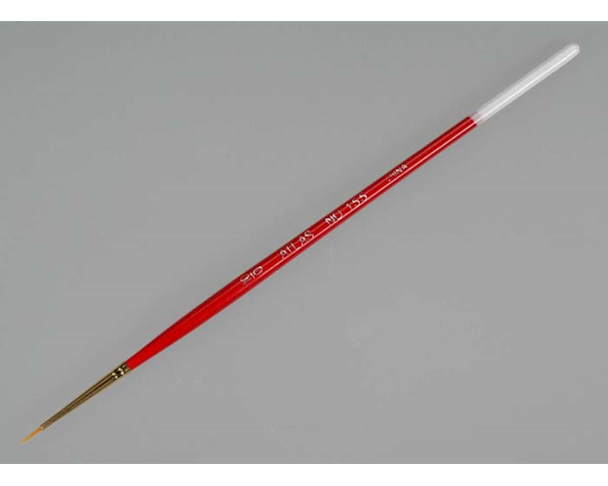 Atlas Brush Company Atlas Brush 155-10/0 Golden Taklon Round 10/0 - ABC155100