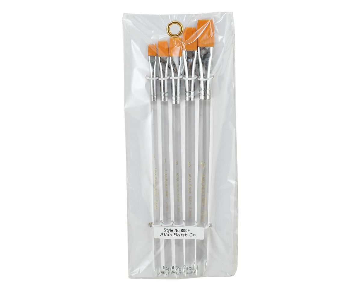 Atlas Brush Company TAKLON 5PC FLAT SET - ABC800F