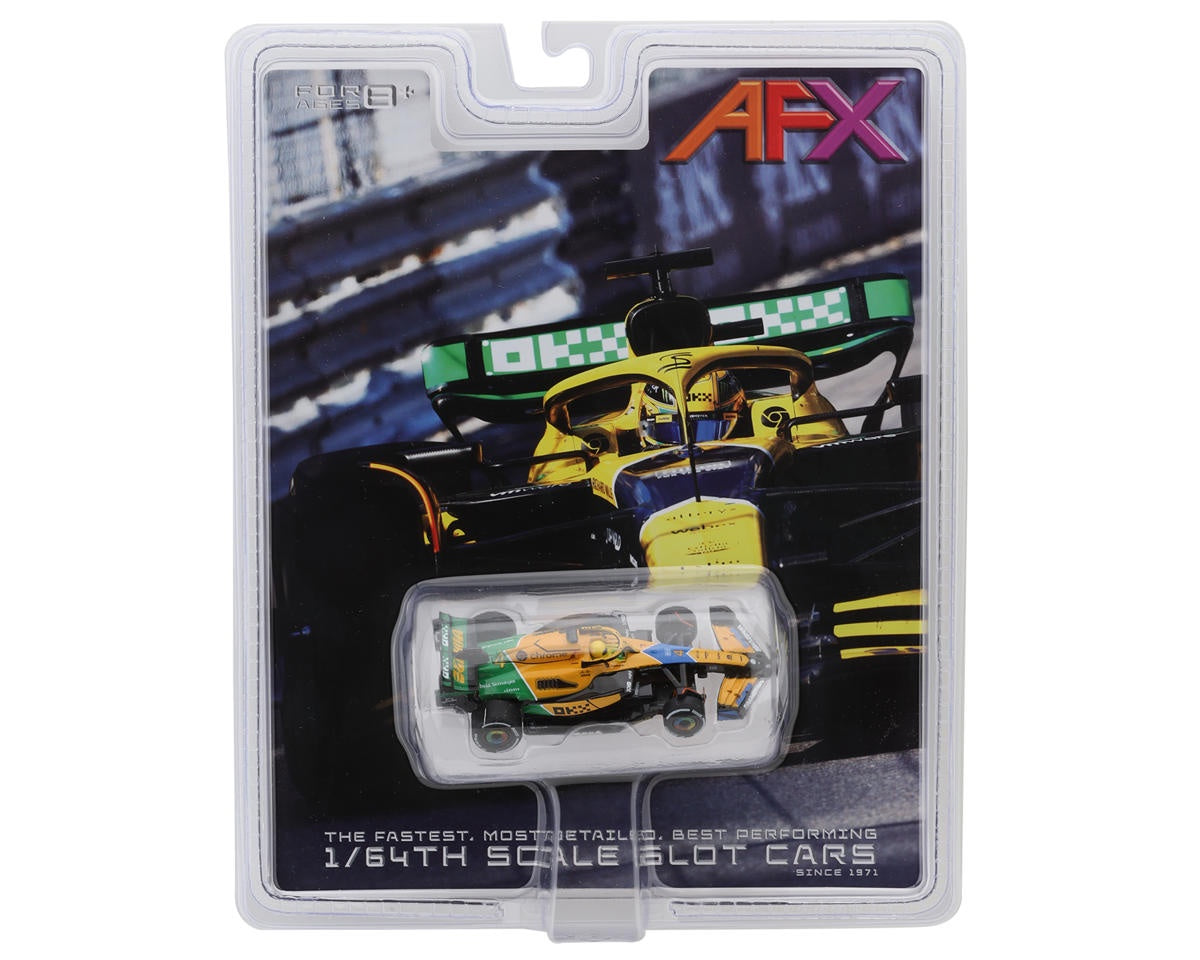 AFX MCLaren MCL38 F1 #4 Senna Monaco 2024 HO Scale Slot Car