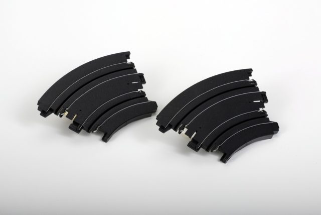AFX Racing HO (1/64) 6" Radius Curve Track (1/8 Curve) (2) - #70611
