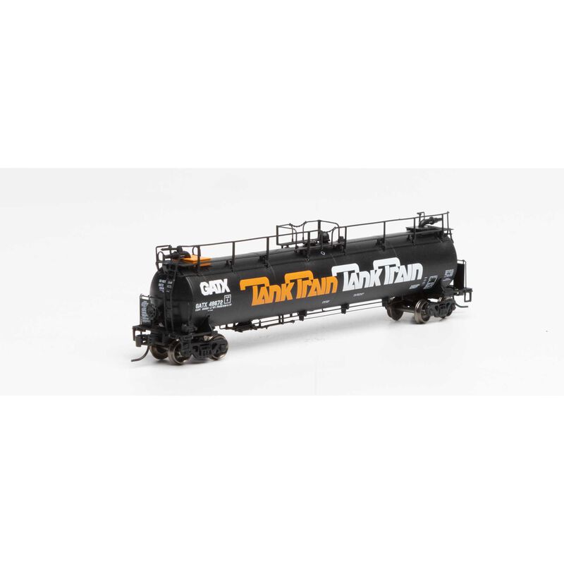 Athearn N TankTrain Intermediate,GATX/Orange Letter #48672 - ATH15051
