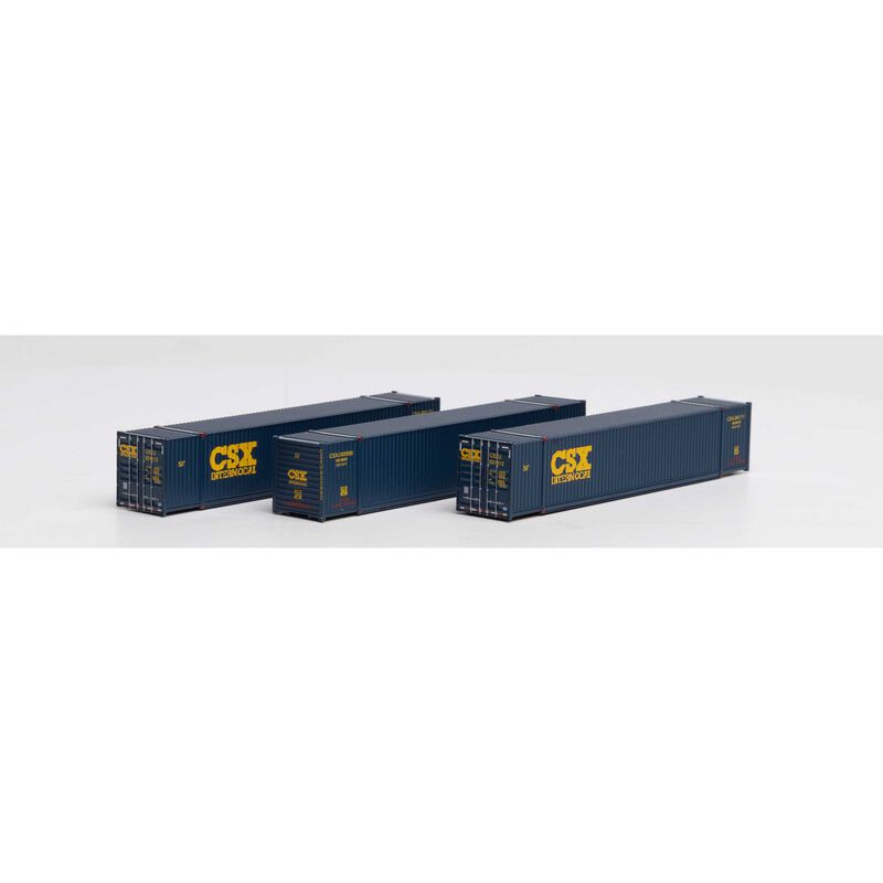 Athearn N 53' CIMC Container, CSX #1 (3) - ATH17738