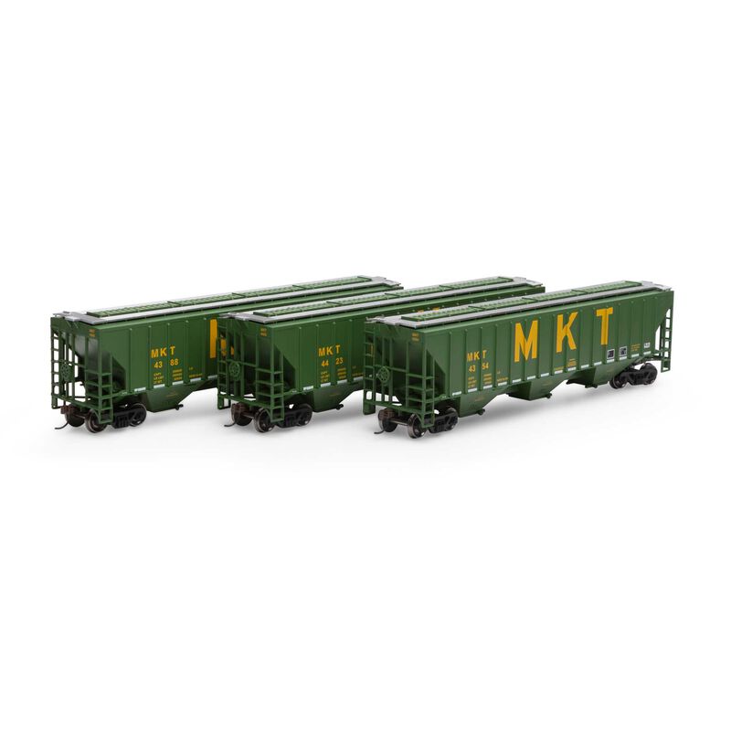 Athearn HO RTR PS 4740 Covered Hopper, MKT (3) - ATH18789