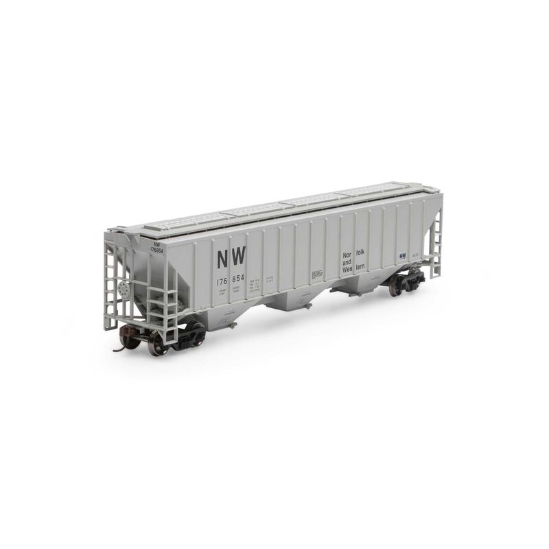 Athearn HO RTR PS 4740 Covered Hopper, N&W #176854 - ATH18791