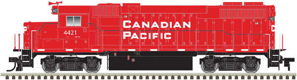 Atlas HO TM GP38-2 SILVER CANADIAN PACIFIC #4401 - ATL10002476